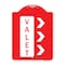 Signmission Designer Series Sign-Valet Right Arrow, Red & White Aluminum Sign, 18" x 24", RW-1824-22742 A-DES-RW-1824-22742 - alternate 1